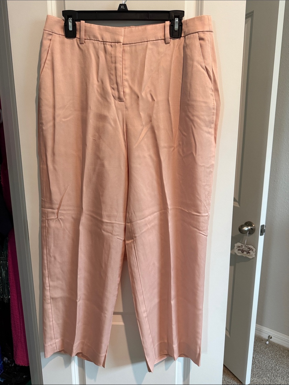 J. Crew Peach Wide-Leg Dress Pants